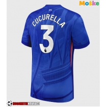 Moške Nogometnih dresov Chelsea Marc Cucurella #3 Domači 2025-26 Kratki rokavi